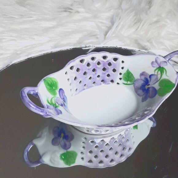 ADREA SADEK Purple Painted PainseyTray 7.5 L 4W - Picture 3 of 8